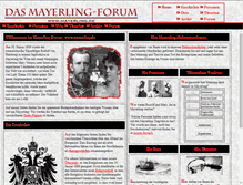Tablet Screenshot of mayerling.de